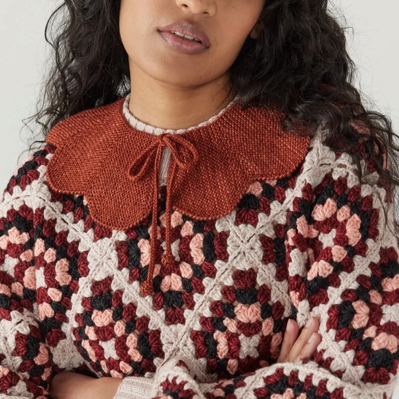 Misha And Puff Accessories - New Misha & Puff Adult Flower Collar in Henna one size